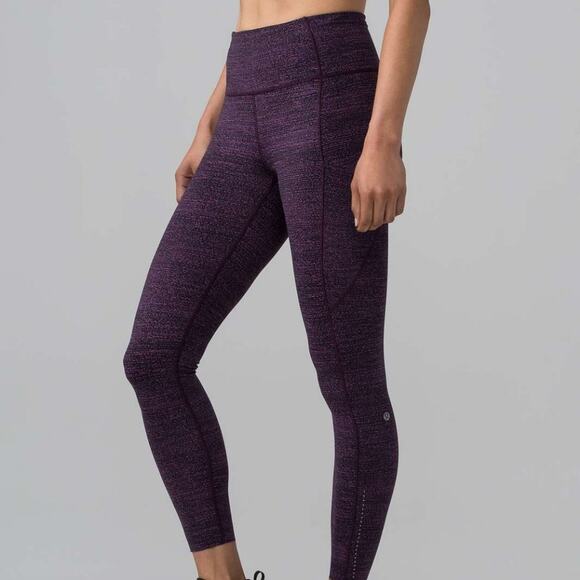 Lululemon Fast & Free 7/8 Tight II Nulux Salt Dark Mystic Black - Picture 10 of 10